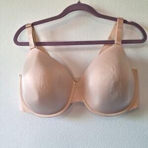 Soma 42DDD Vanishing 360 Perfect Coverage tan light nude underwire plus size bra